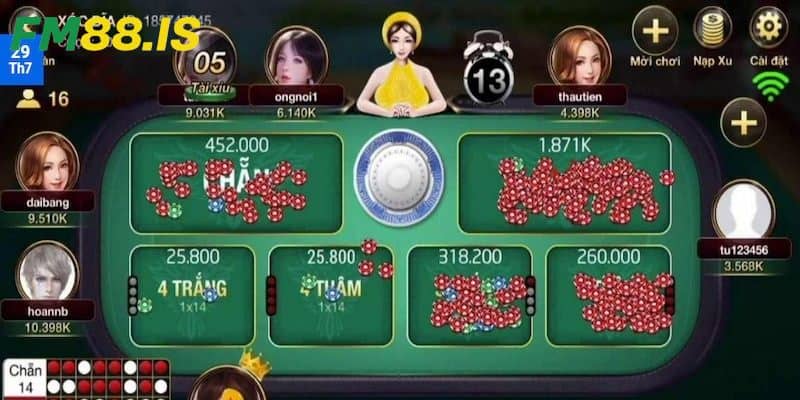 Công thức xóc đĩa chẵn lẻ gấp thếp