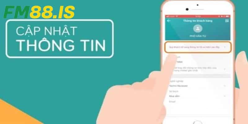 Cập nhật thông tin giao dịch khi đăng ký