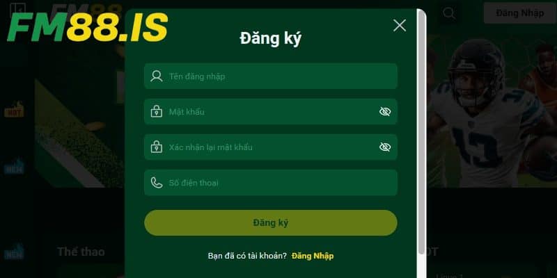 Cung cấp thông tin chính xác để đăng ký