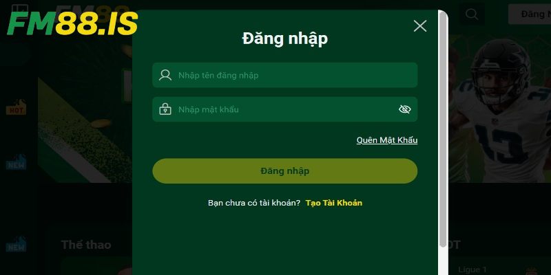Nhập các thông tin khi cần thiết