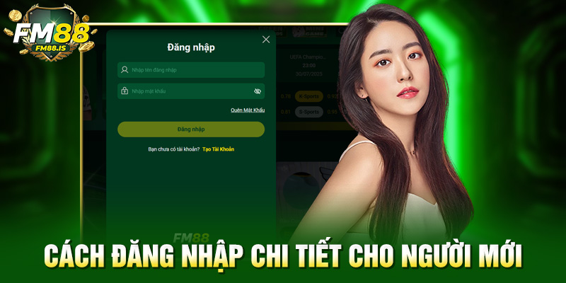 Cách đăng nhập chi tiết cho người mới